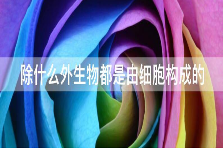 除什么外,生物都是由细胞构成的