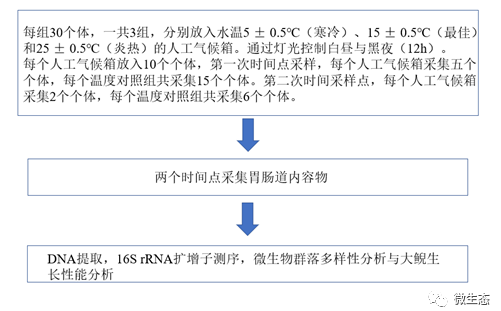 该研究通过对实验室大鲵幼体胃肠道微生物群落的分析