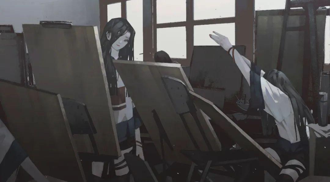初中生活手绘_初中生活绘画作品_初中生活的画