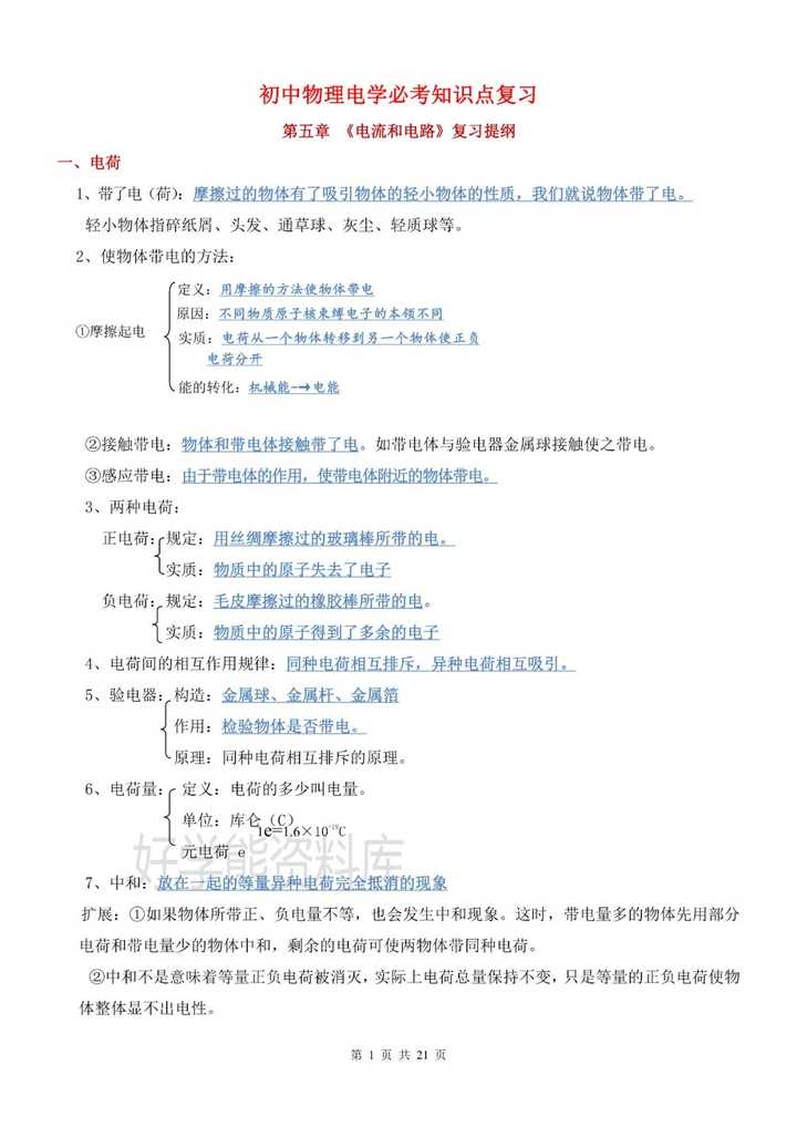 怎样学好初中物理电学?