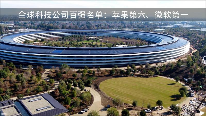 汤森路透发布“全球科技公司百强名单”：苹果第六、微软第一