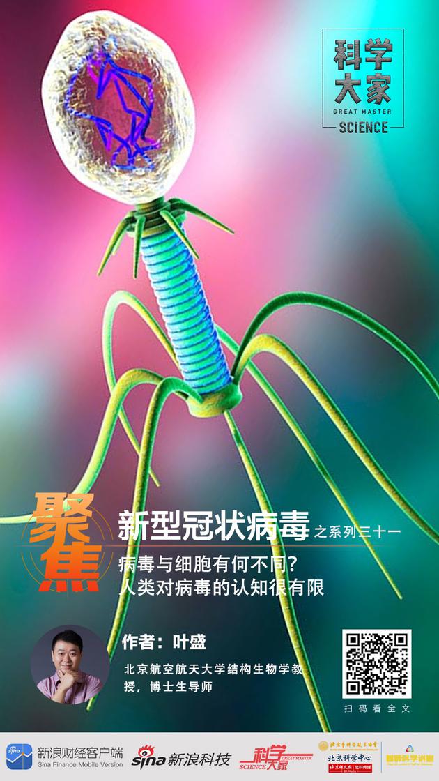 病毒与细胞有何不同？人类对病毒的认知很有限