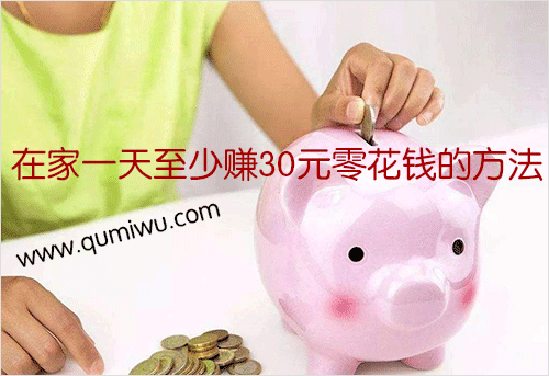 怎么在家一天赚30块以上零花钱，试下我赚零花的方法吧！