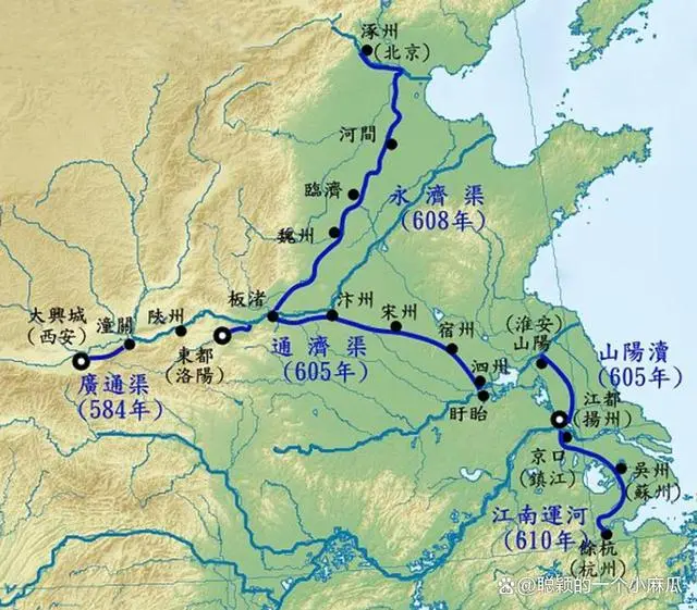 全世界最长的五大运河，京杭大运河位居第二