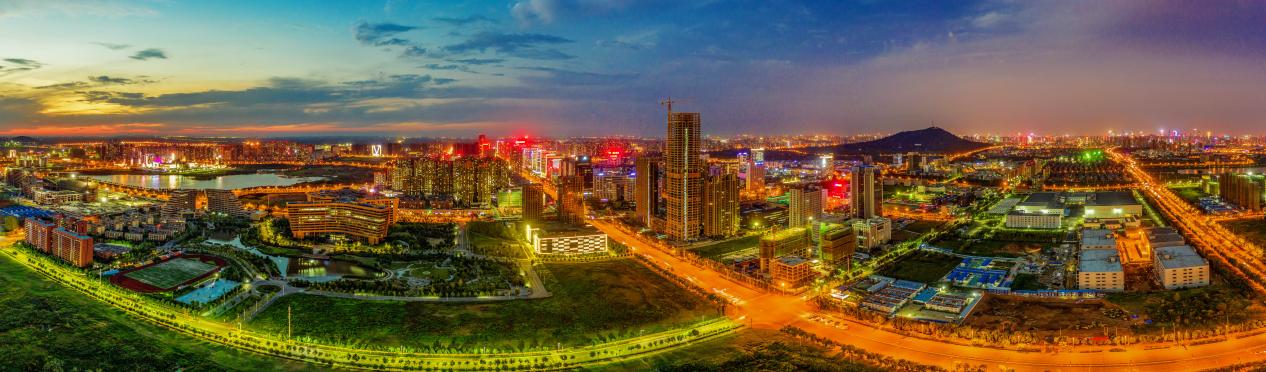合肥高新区创新产业园夜景。合肥高新区供图